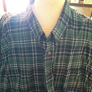 2 nwt men's 5xb long sleeved flannel shirts